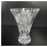 American Brilliant Period Cut Glass Vase vtg