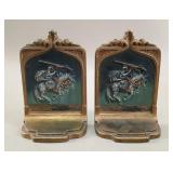 Bradley & Hubbard Bedouin Cavalier Bookends