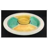 Vtg Fiesta Ware Homer Laughlin HLC Relish Tray