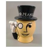 Vtg Mr. Peanut Planters Ceramic Cookie Jar