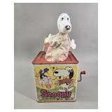 Mattel Snoopy in the Music Box Jack-in-the-Box