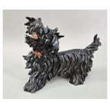 Signed H. Schreiher Germany Porcelain Dog vtg