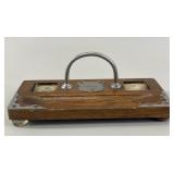 Antique Oak Desk Standish