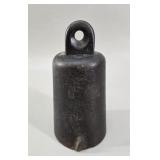 Large Antique Cast Iron Tapered Counterweight