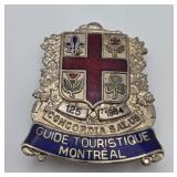 1984  Guide Touristique Montreal Breast Badge