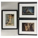 Set of Three Mid-Century Photographic Nude Prints