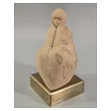 Belgian Sandstone Sculpture vtg