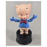 Kohner Porky Pig Push Puppet vtg