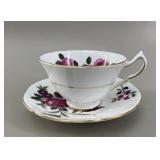 Collingwoods Cup and Saucer, Hand painted