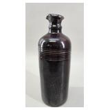 Antique Dark-Glazed Stoneware Bottle