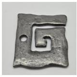 Petra Kupfer Hamburg Modernist Pewter Pendant