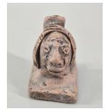Vtg Pre-Columbian Terracotta Anthropomorphic Seal