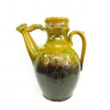 Vtg rustic hand-crafted Latgalian large clay