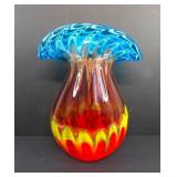 MCM Lg. Venetian Murano hand-blown multicolor