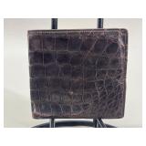 Alligator Skin Billfold Wallet VTG (Do not Export)