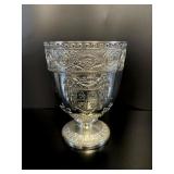 Silver-Plated Heraldic Footed Goblet