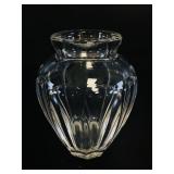 VTG Fluted Crystal Urn Vase