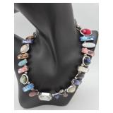 Ermani Bulatti Art Deco Crystal Necklace vtg