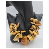 Natural Baltic Chunky Amber Necklace