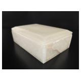 Alabaster Trinket Box vtg
