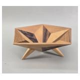 1960's MCM Wood Star Tripod Bowl