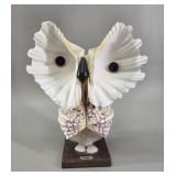 Seashell Owl Vintage Decoration