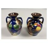 Pair of Antique H&K Tunstall 'Autumn' Vases 1930s