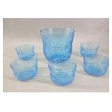 Oiva Toikka for Nuutajarvi Blue Glass ' Fauna'