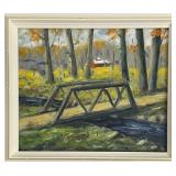 Paul B. Le pont de la riviï¿½re Noire Oil Painting