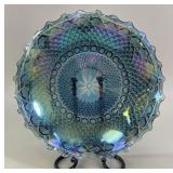Vintage Indiana Carnival Glass 'Diamond Lace' Bowl