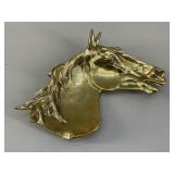 Brass Horse Head Ashtray, attributed Virginia