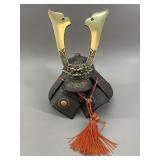 Cast Iron Japanese Kabuto Helmet, Mid-20th Century