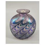 Signed Robert Held Art Glass Vase
