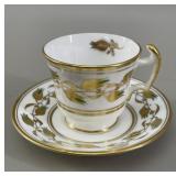 Chelsea 1920s Gilt and Enameled Demi-tasse and