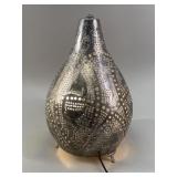Moroccan Pierced Brass Henna Lamp