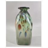 Speckled Studio Art Glass Vase