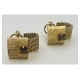 VTG Mid-Century Mesh Wrap Cufflinks