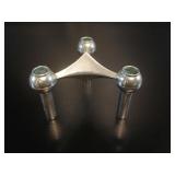 MCM Chrome Nagel Tripod Candle Holder