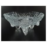 Nybro Glasbruk Paul Isling Iceberg Art Glass Bowl