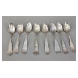 8 Wm. Rogers Mfg. Co. Silverplate Spoons