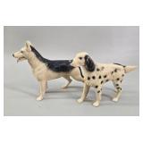 Vintage Louis Marx & Co. Plastic Dog Figures