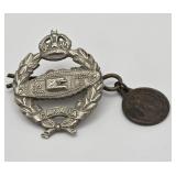 WWII Canadian Armoured Corps Army Cap Badge