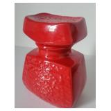 Ceramic decanter geometric pattern modernist