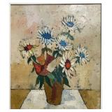 'Floral Still Life', Oil on Canvas Signed
