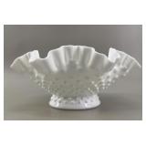 Fenton Milk Glass Hobnail Epergne Base