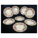 Aynsley Pink Rose Plates