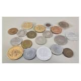 20 Different Canadian Medals Tokens