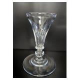 Antique Georgian Style Cut-Glass Bud Vase