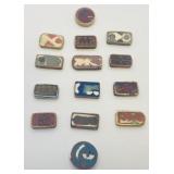 MCM Matte Enamel on Copper Jewelry Pieces