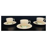 Susie Cooper Art Deco Kestrel Demi Cup & Saucer